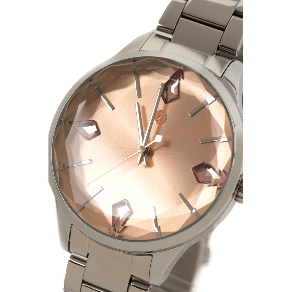 Relógio Analógico Feminino Chilli Beans Crystal Facetado Prata  RE.MT.1194.9507 - Chilli Beans