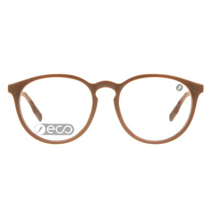 Armação Para Óculos de Grau Masculino Eco Falésias Redondo Marrom LV.IJ.0195-4747.1