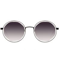 Óculos de Sol Feminino Harry Potter Pomo de Ouro Redondo Transparent Preto OC.MT.3213-0101.1