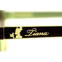 Óculos de Sol Feminino Teen Disney Princess Tiana Quadrado Marrom Escuro OC.KD.0708-5747.5