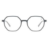 Armação Para Óculos de Grau Masculino Chilli Beans Redondo Facetado Cinza LV.IJ.0219-0422.1