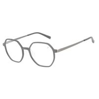 Armação Para Óculos de Grau Masculino Chilli Beans Redondo Facetado Ônix LV.IJ.0219-0122