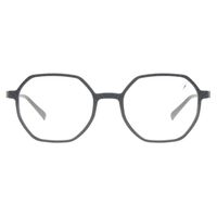 Armação Para Óculos de Grau Masculino Chilli Beans Redondo Facetado Ônix LV.IJ.0219-0122.1