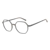 Armação Para Óculos de Grau Masculino Chilli Beans Redondo Facetado Preto LV.IJ.0219-4701