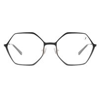 Armação Para Óculos de Grau Unissex Chilli Beans Hexagonal Metal Preto LV.MT.0546-0101.1