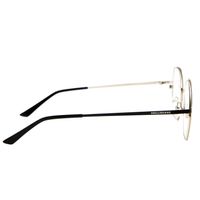 Armação Para Óculos de Grau Unissex Chilli Beans Hexagonal Metal Preto LV.MT.0546-0101.3