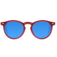 Óculos de Sol Infantil Disney Cars Redondo Vermelho OC.KD.0713-1608.1