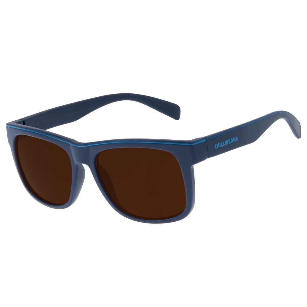 Óculos de Sol Infantil Disney Cars Quadrado Azul OC.KD.0716-0208