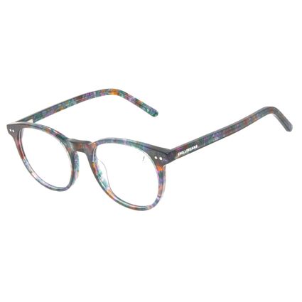 Armação Para Óculos de Grau Unissex Chilli Beans Redondo Casual Azul LV.AC.0701-0806