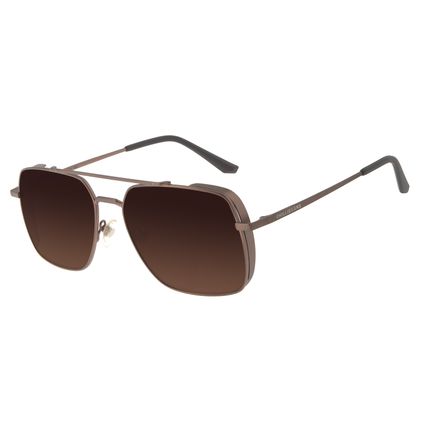 Óculos de Sol Masculino Chilli Beans Flap Clássico Executivo Marrom OC.MT.3160-5702