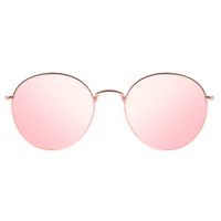 Óculos de Sol Feminino Chilli Beans Redondo Metal Brilho Rosé OC.MT.3193-9595.1