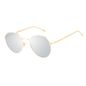 Óculos de Sol Feminino Chilli Beans Redondo Metal Brilho Dourado OC.MT.3193-2021