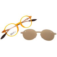 Armação Para Óculos de Grau Feminino Harry Potter Quiddith Multi Polarizado Degradê Marrom LV.MU.0648-5702