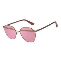Óculos de Sol Feminino Chilli Beans Redondo Metal Brilho Rosa OC.MT.3219-9595