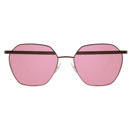 Óculos de Sol Feminino Chilli Beans Redondo Metal Brilho Rosa OC.MT.3219-9595.1