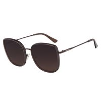 Óculos de Sol Feminino Chilli Beans Quadrado Basic Marrom OC.CL.3456-0502
