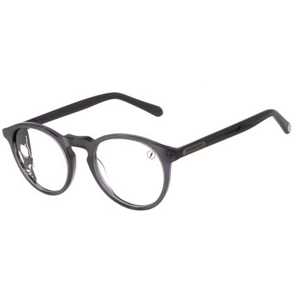 Armação Para Óculos de Grau Masculino Herchcovitch Redondo Preto LV.AC.0752-0101
