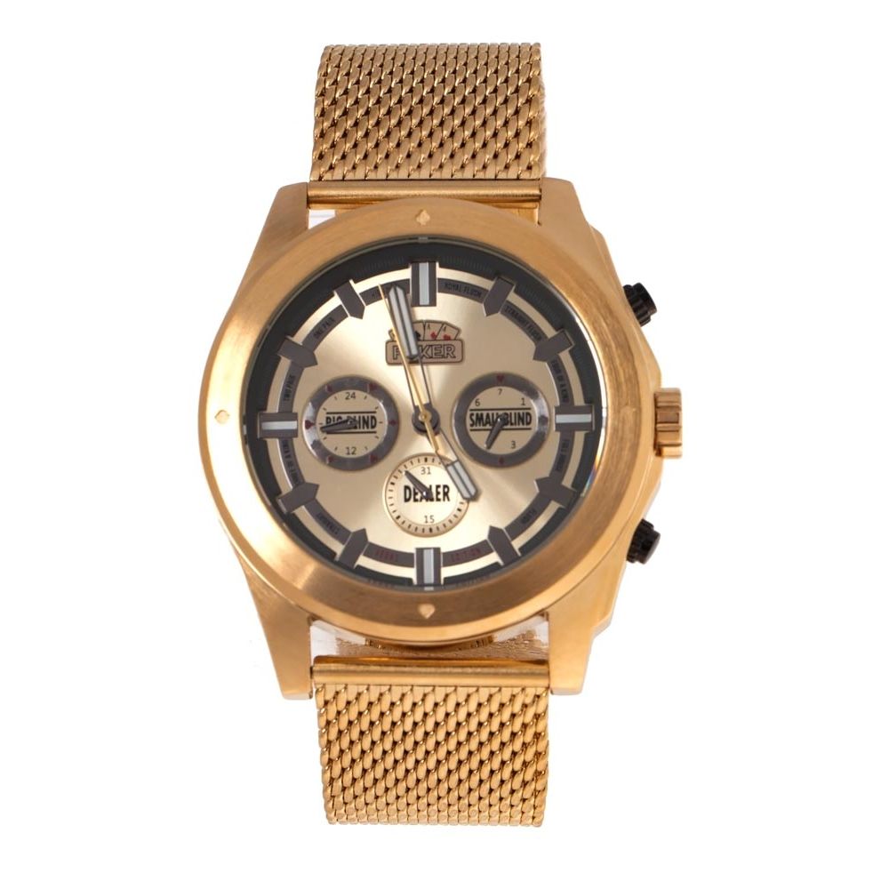 Relógio Analógico Masculino Chilli Beans Las Vegas Metal Dourado RE.MT