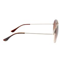 Óculos de Sol Unissex Chilli Beans Essential Aviador Metal Brilho Marrom II OC.MT.3078-5721.3