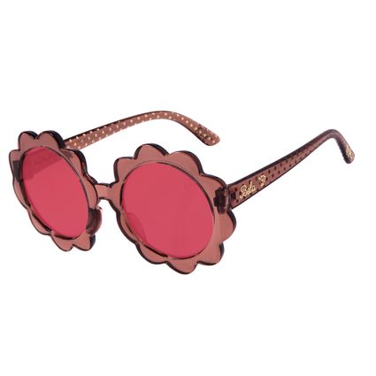 Óculos De Sol Infantil Disney Princess Bela Vermelho OC.KD.0723-1416