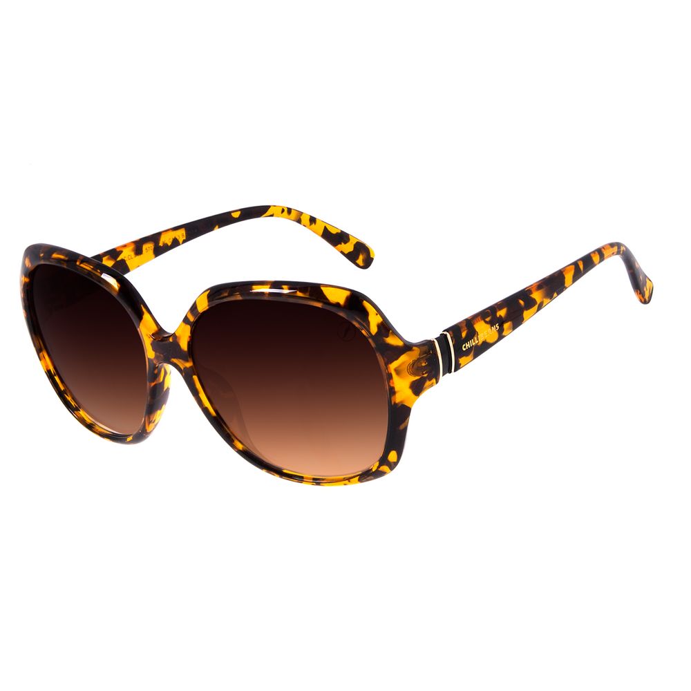 Óculos de Sol Feminino Chilli Beans Quadrado Maxi Marrom OC.CL.3442-5702