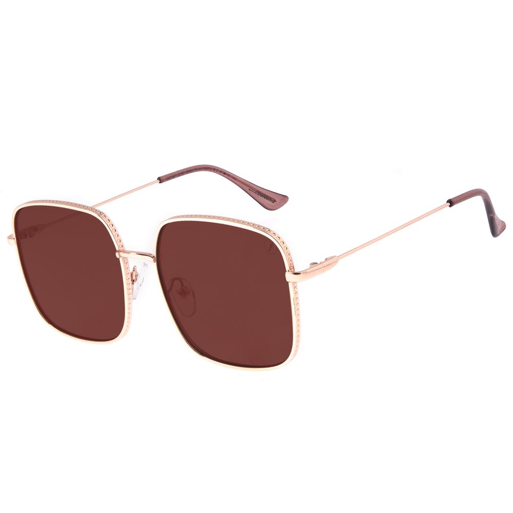 Óculos de Sol Feminino Chilli Beans P1 Quadrado Rosé OC.MT.3258-9595