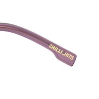 Armação Para Óculos de Grau Unissex Chilli Hits Redondo Dourado LV.MT.0587-2121.5