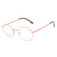 Armação Para Óculos de Grau Unissex Chilli Hits Redondo Rosé LV.MT.0587-9595