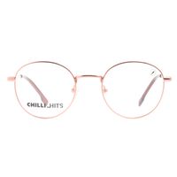 Armação Para Óculos de Grau Unissex Chilli Hits Redondo Rosé LV.MT.0587-9595.1