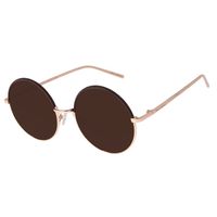 Óculos de Sol Feminino Chilli Beans Redondo Dourado Polarizado OC.MT.3182-5721