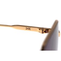 Óculos de Sol Feminino Chilli Beans Quadrado Dourado Banhado a Ouro OC.MT.3225-9521.5