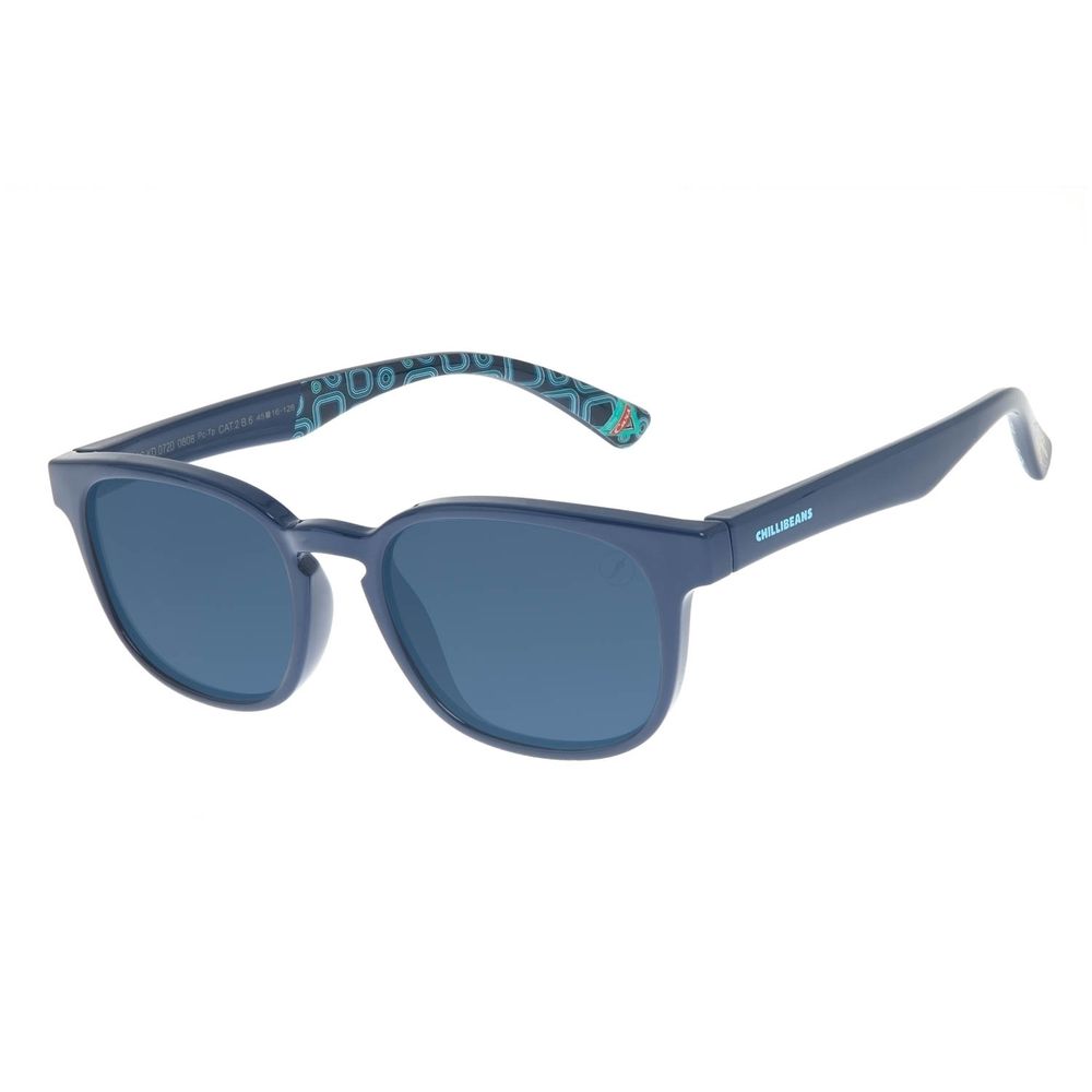 Óculos de Sol Infantil Disney Cars Quadrado Azul OC.KD.0720-0808