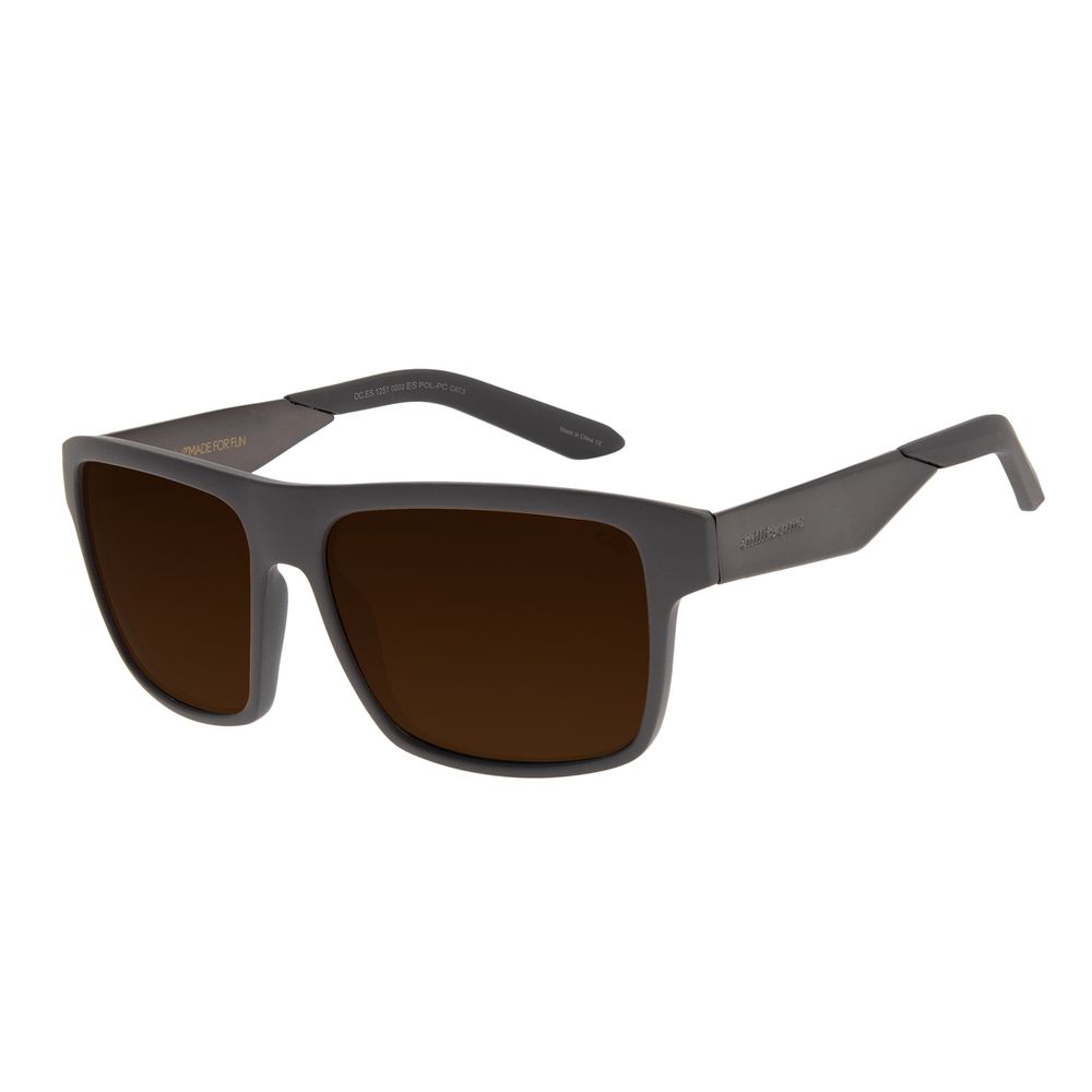 Óculos de Sol Masculino Chilli Beans New Sport Marrom Polarizado OC.ES.1304-0202