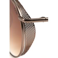 Óculos de Sol Unissex Alok Nature Tech Redondo Flap Metal Dourado OC.MT.3162-5721.5