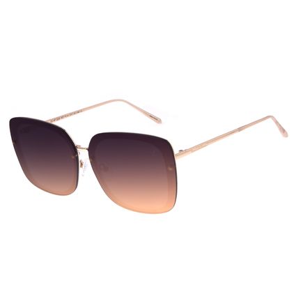 Óculos de Sol Feminino Chilli Beans Quadrado Dourado OC.MT.3229-0521