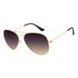 Óculos de Sol Unissex Chilli Beans Aviador Dourado OC.MT.3239-2121