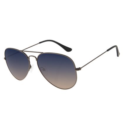 Óculos de Sol Unissex Chilli Beans Aviador Degradê Azul OC.MT.3239-8322