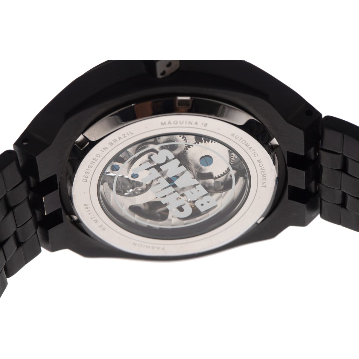 Relógio Automático Masculino Chilli Beans Las Vegas Roleta Preto RE.MT