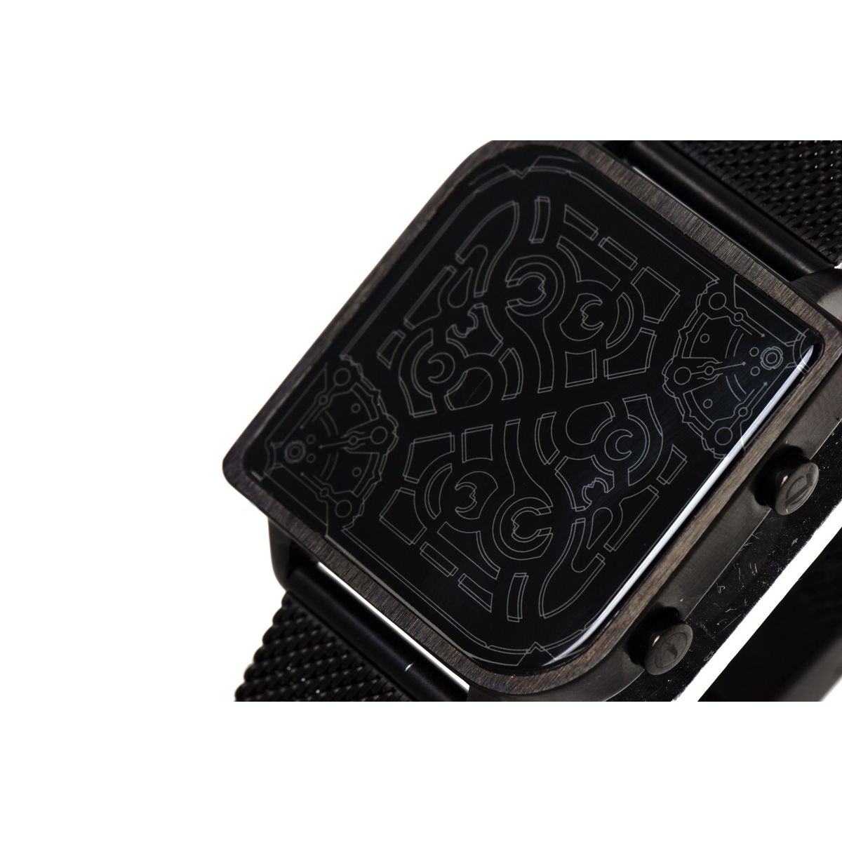 Relógio Digital Feminino League of Legends Mapa do Jogo Lanes Preto RE