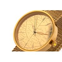 Relógio Analógico Feminino Nature Tech Texturizado Dourado RE.MT.1299-2121.7