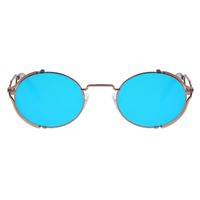Óculos de Sol Unissex Alok Nature Tech Redondo Flap Azul OC.MT.3355-0839.1
