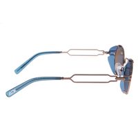Óculos de Sol Unissex Alok Nature Tech Redondo Flap Azul OC.MT.3355-0839.3