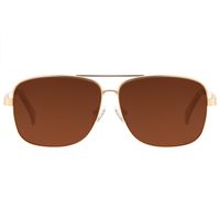 Óculos de Sol Masculino Chilli Beans Executivo Polarizado Dourado OC.MT.3244-0221.1