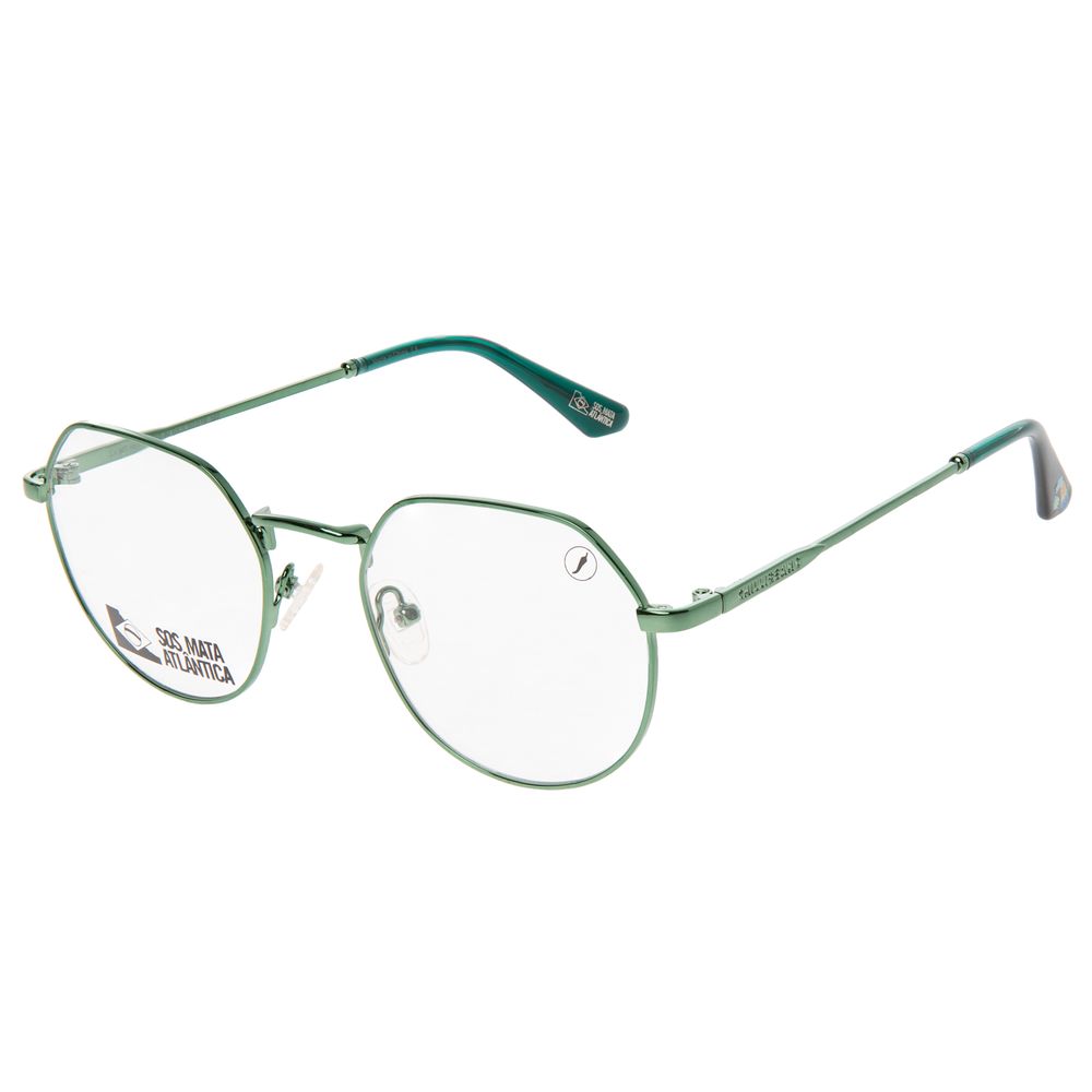 Armação Para Óculos de Grau Unissex SOS Mata Atlântica Saíra-sete-cores Verde LV.MT.0631-1515
