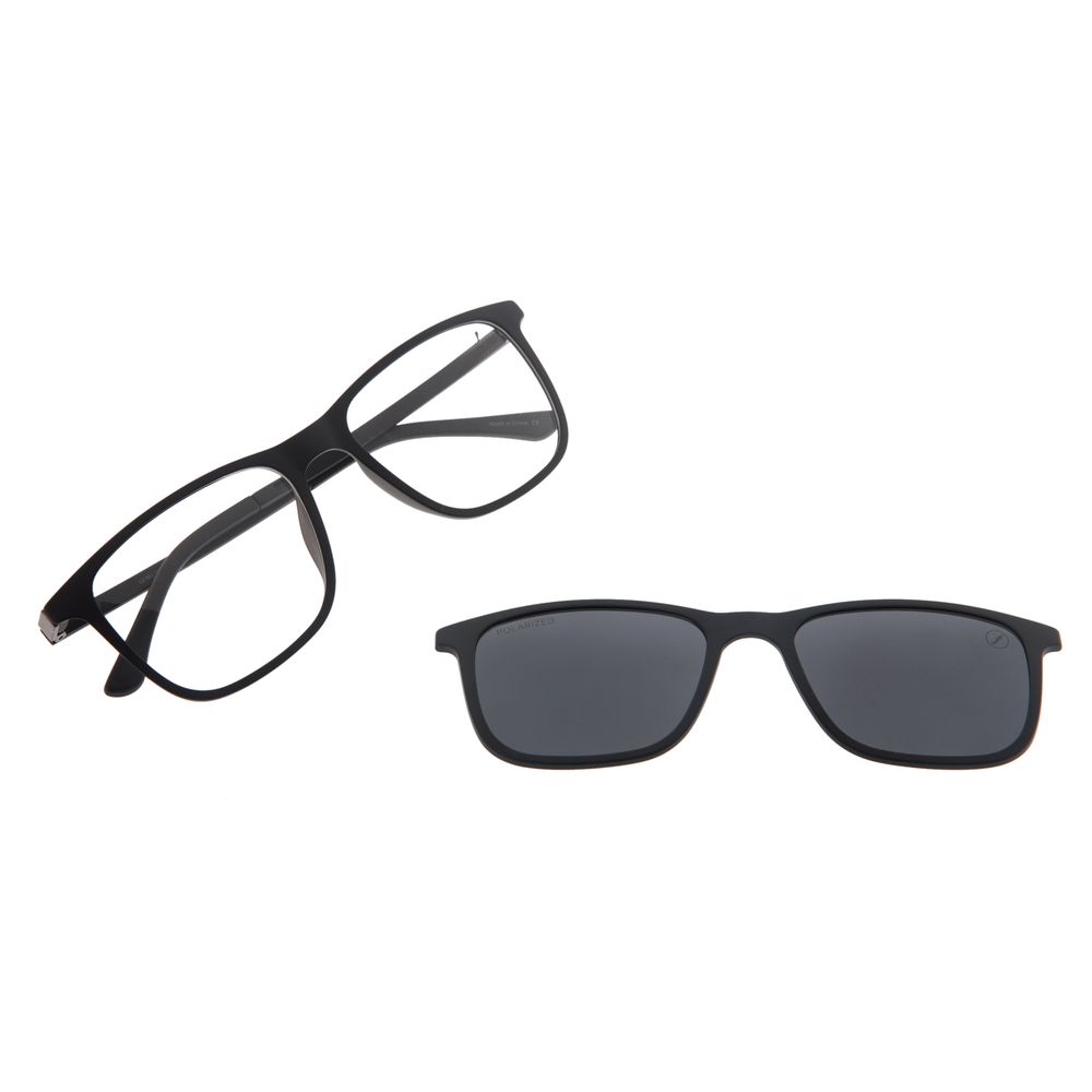 Armação Para Óculos de Grau Masculino Chilli Beans Multi Polarizado Preto LV.MU.0635-0101