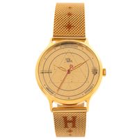 Relógio Analógico Feminino Harry Potter Yule Ball Gryffindor Dourado I RE.MT.1438.2121