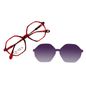 Armação Para Óculos de Grau Feminino Queen Love Multi Vinho Tartaruga LV.MU.0743-0617