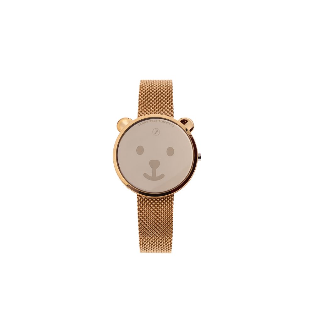 Relógio Digital Feminino Chilli Beans Urso Dourado RE.MT.1413-2121