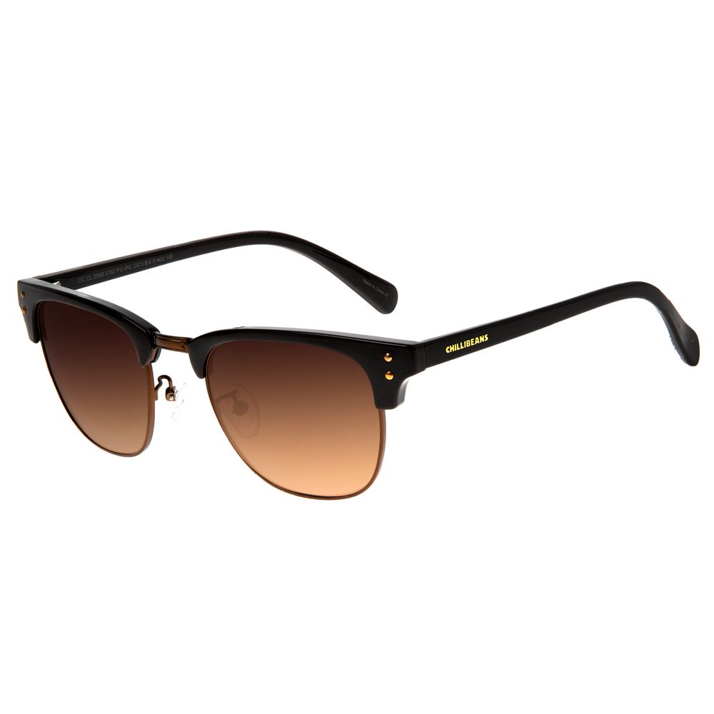 Óculos de Sol Unissex Chilli Beans Jazz Degradê Marrom OC.CL.3545.5702