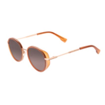 Oculos-de-Sol-Unissex-Western-Redondo-Flap-Dourado-OC.CL.3831-1521